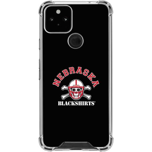 University of Nebraska Blackshirts Google Pixel 5 Clear Case